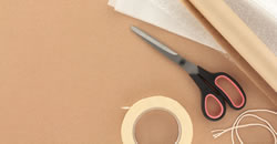 selection of packing materials available